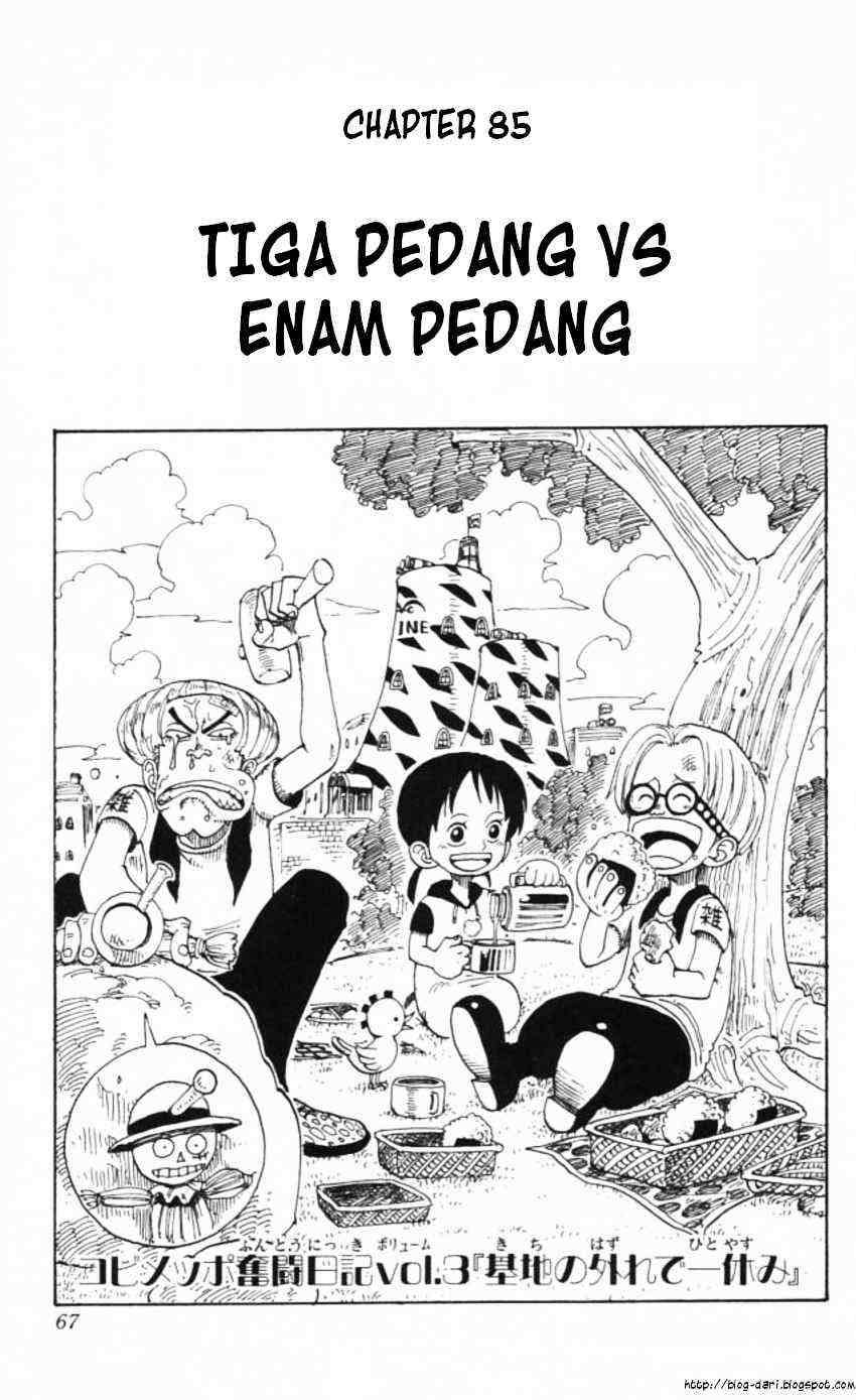 One Piece — Chapter 85, halaman 1