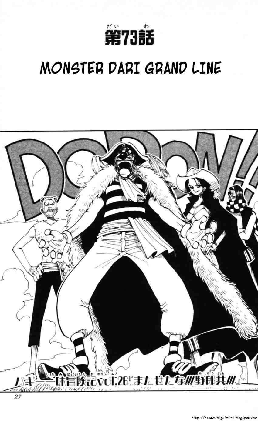 One Piece — Chapter 73, halaman 1