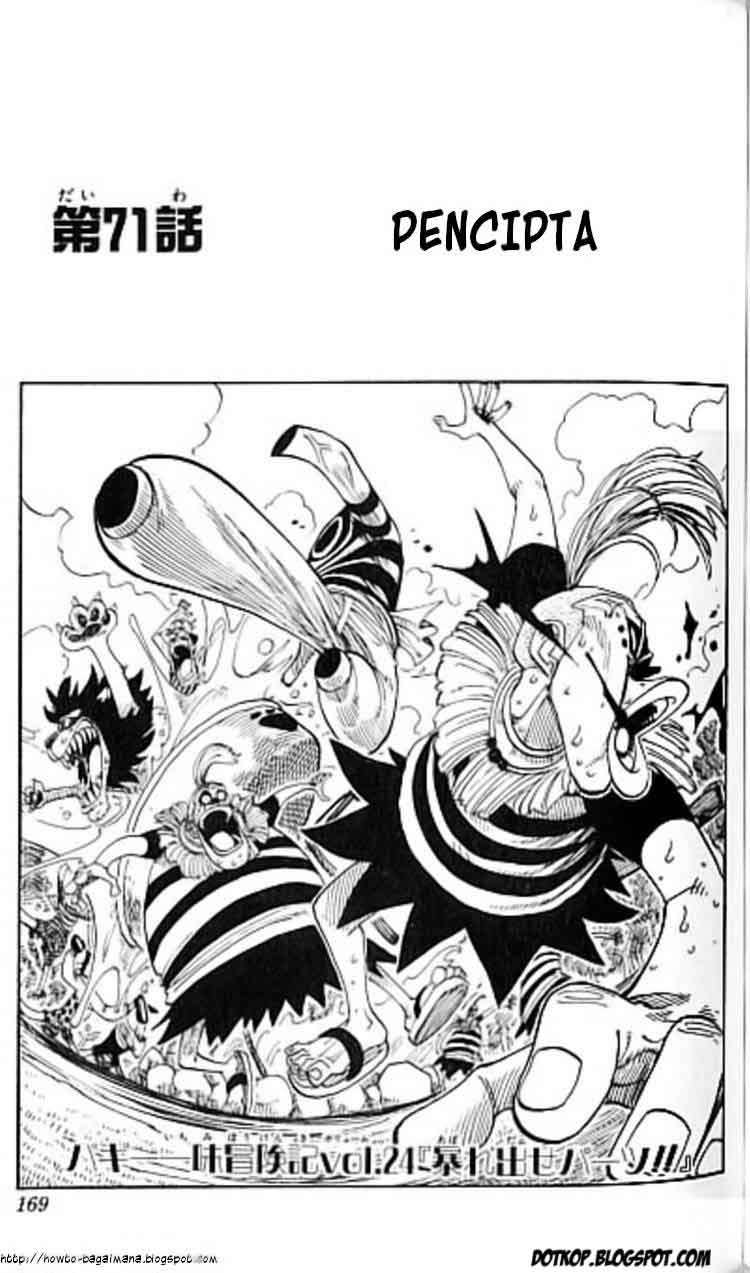 One Piece — Chapter 71, halaman 1