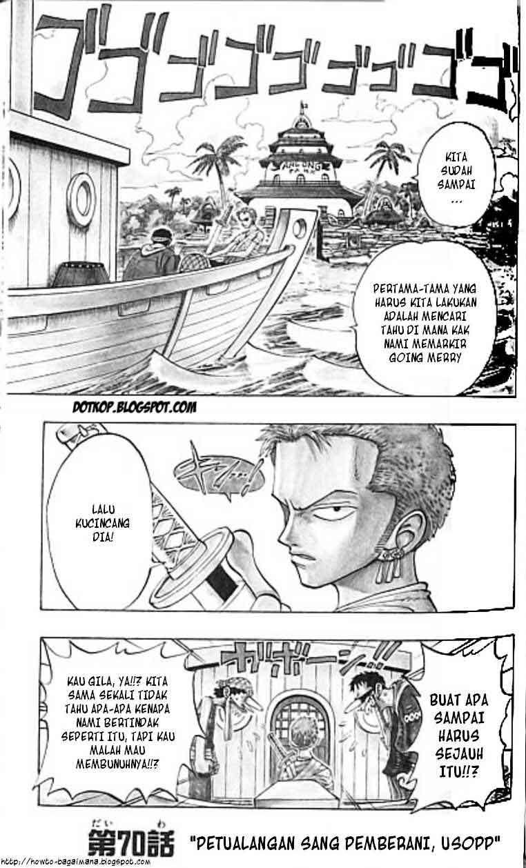 One Piece — Chapter 70, halaman 1