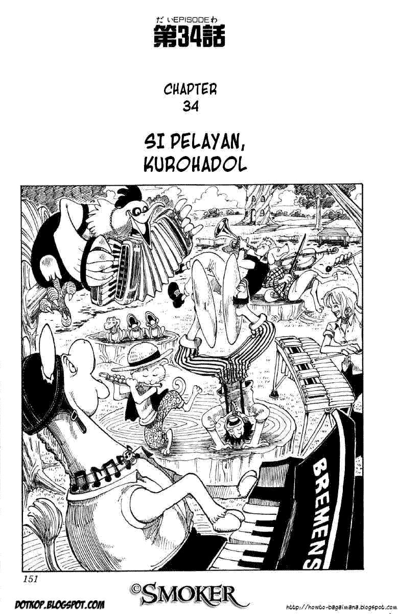 One Piece — Chapter 34, halaman 1