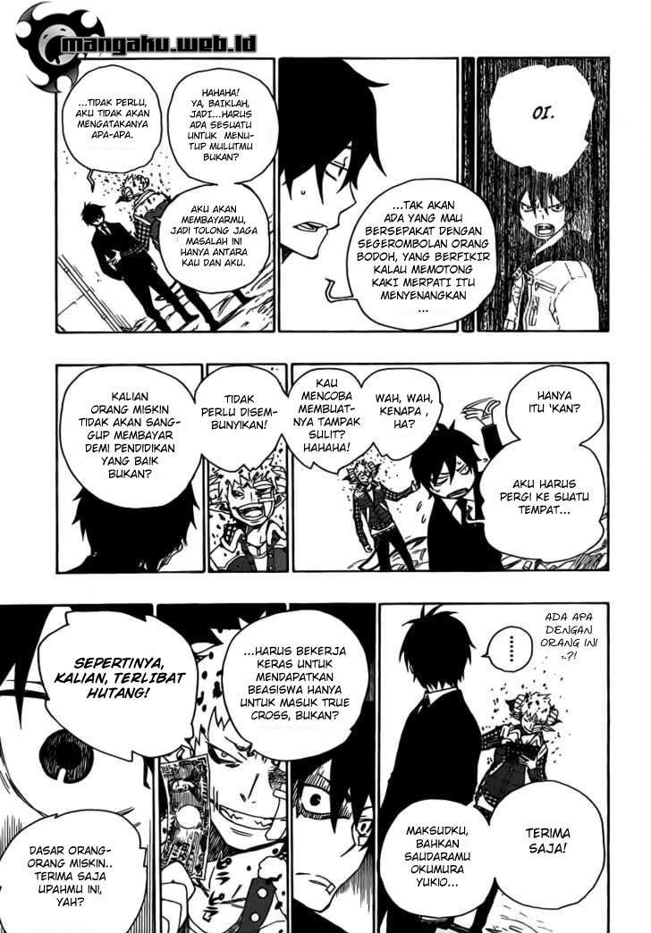 Ao no Exorcist — Chapter 1, halaman 21