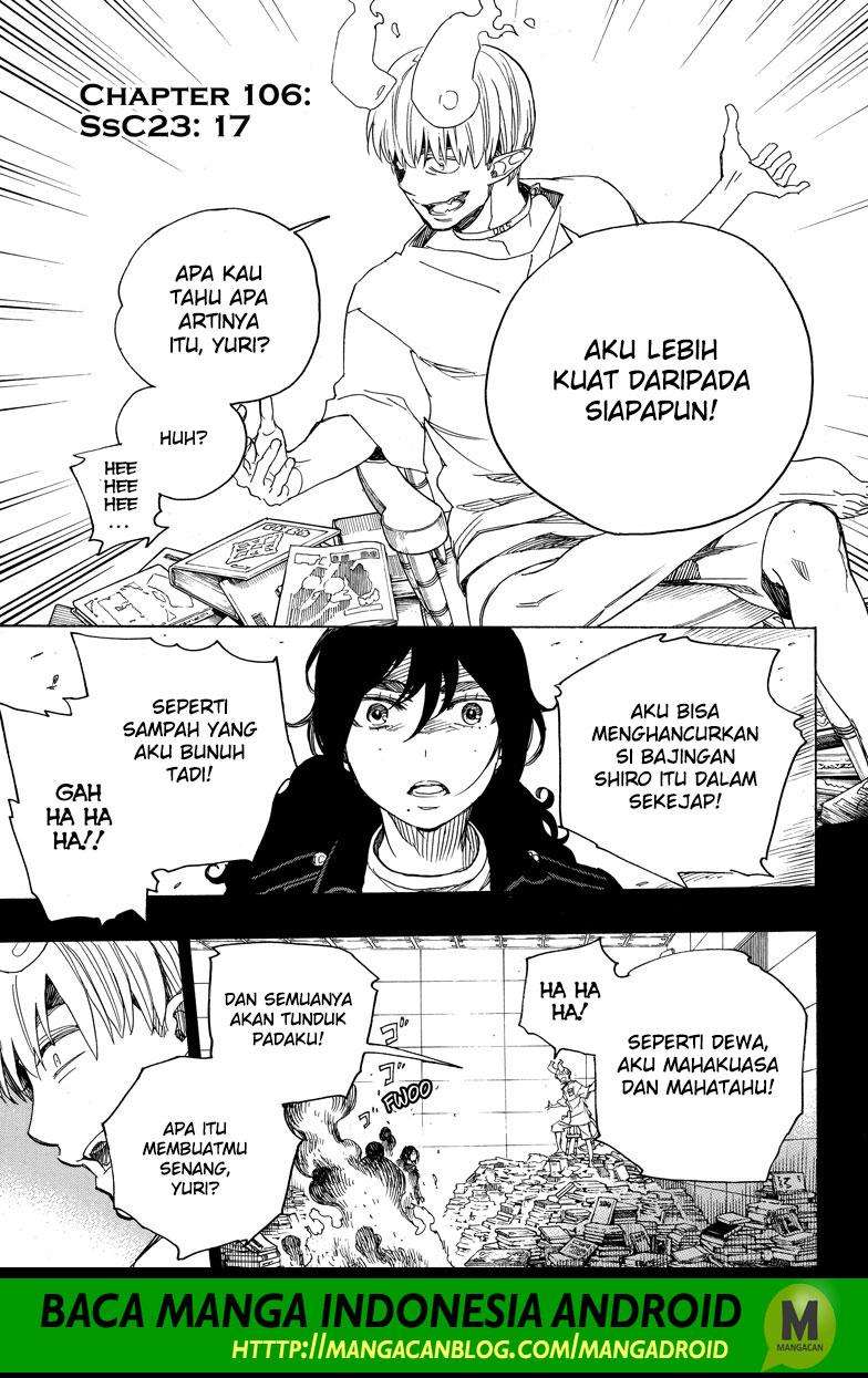 Ao no Exorcist — Chapter 106, halaman 1