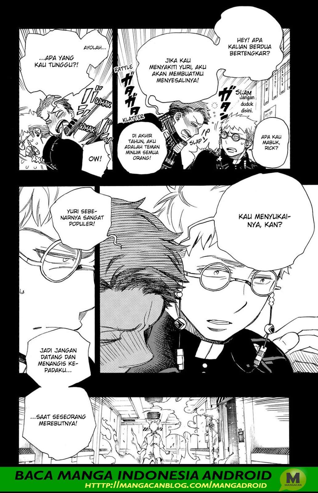 Ao no Exorcist — Chapter 105, halaman 16