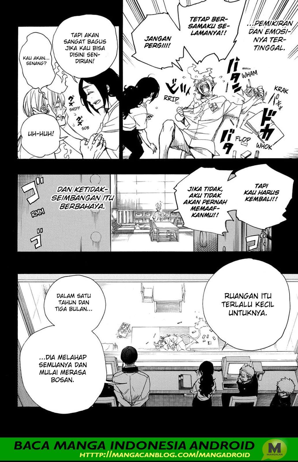 Ao no Exorcist — Chapter 105, halaman 22