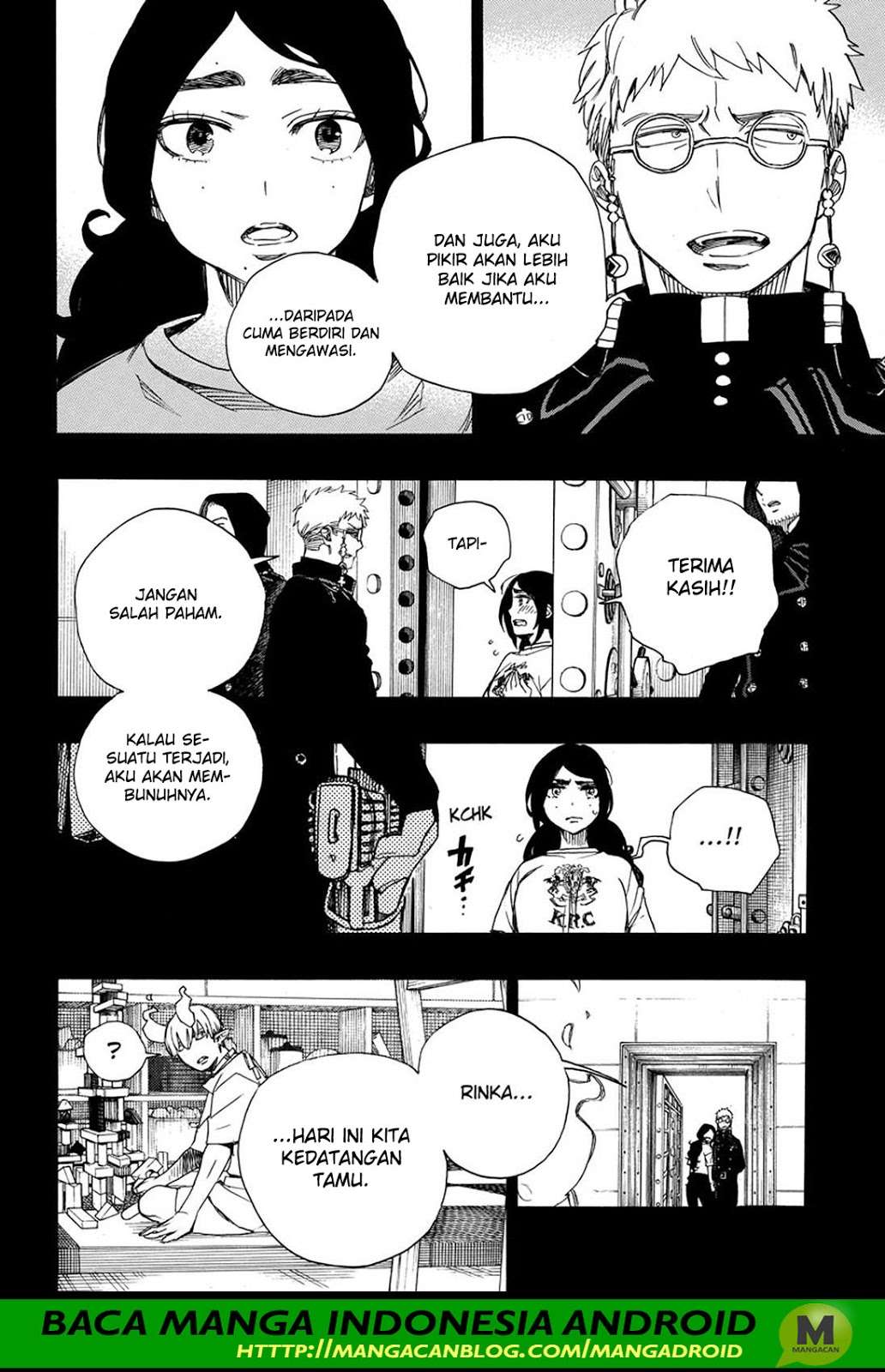 Ao no Exorcist — Chapter 105, halaman 24