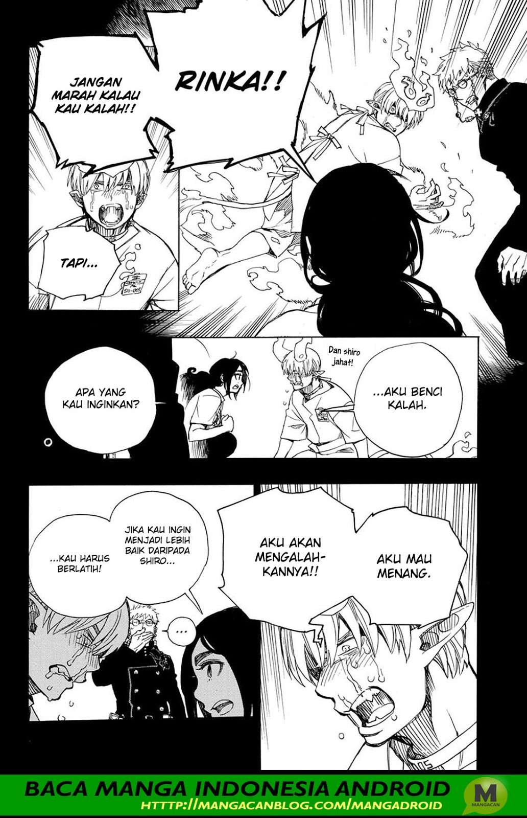 Ao no Exorcist — Chapter 105, halaman 28
