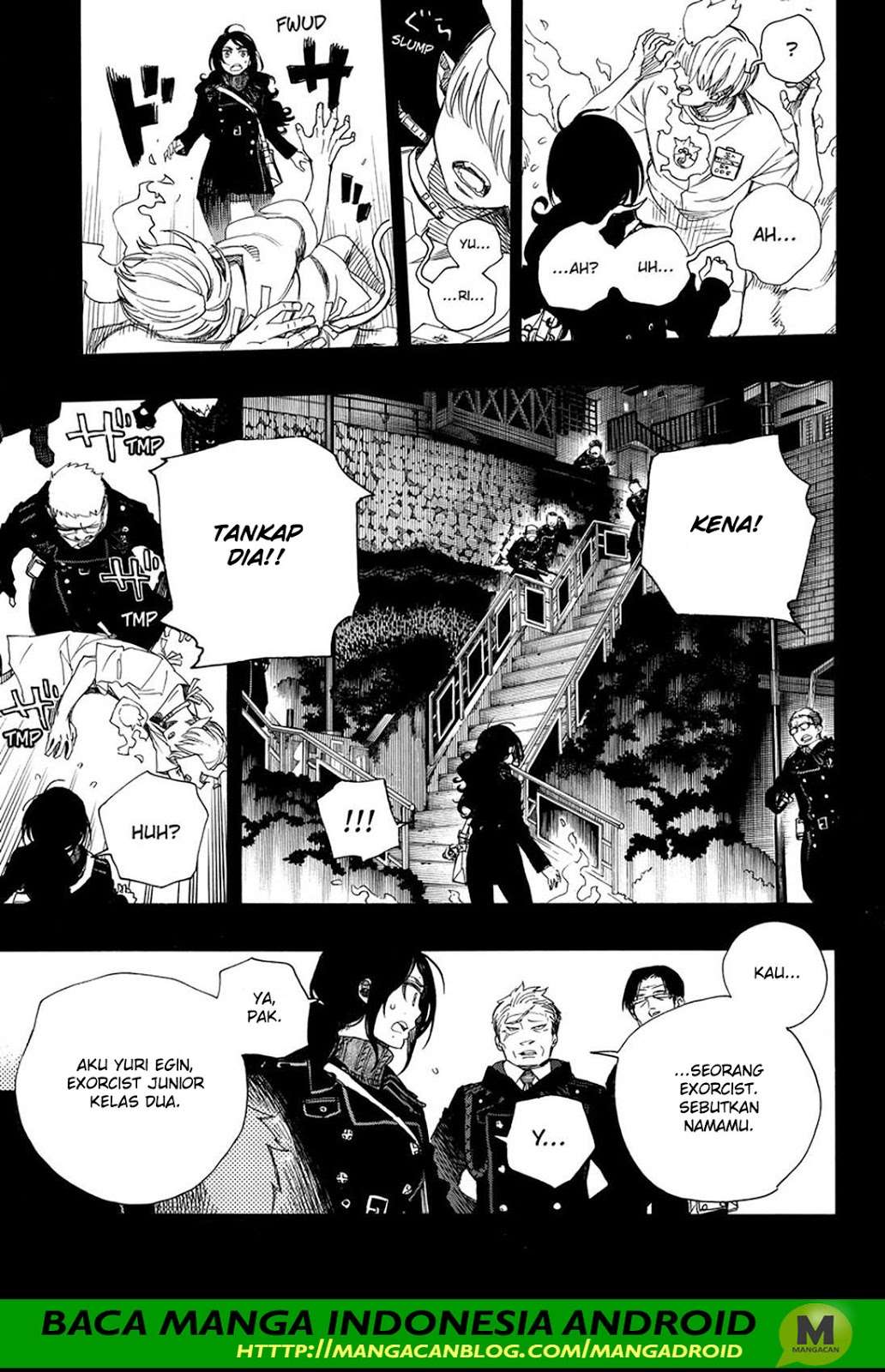 Ao no Exorcist — Chapter 105, halaman 3