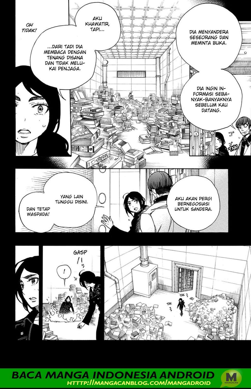 Ao no Exorcist — Chapter 105, halaman 32