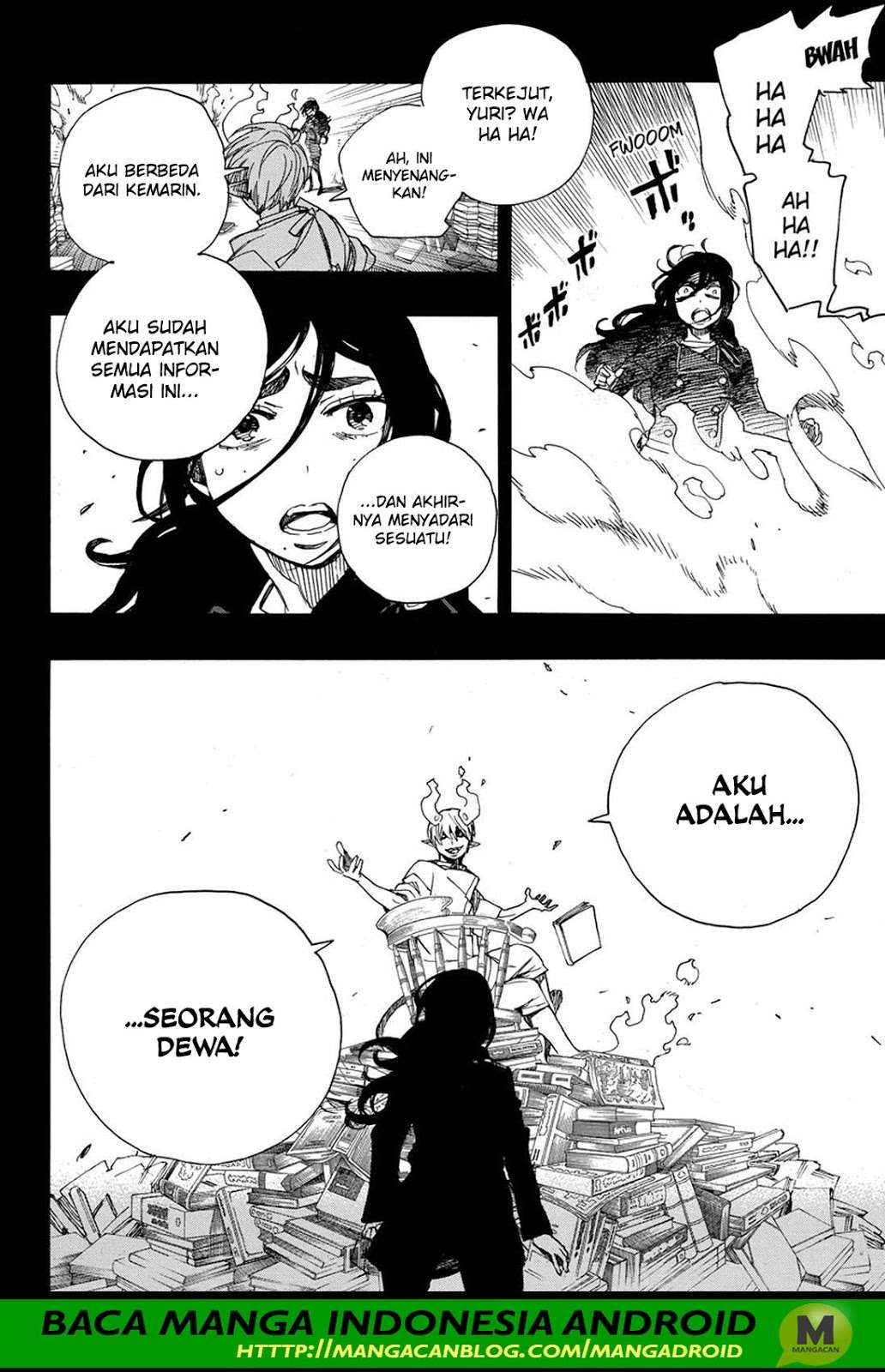 Ao no Exorcist — Chapter 105, halaman 34