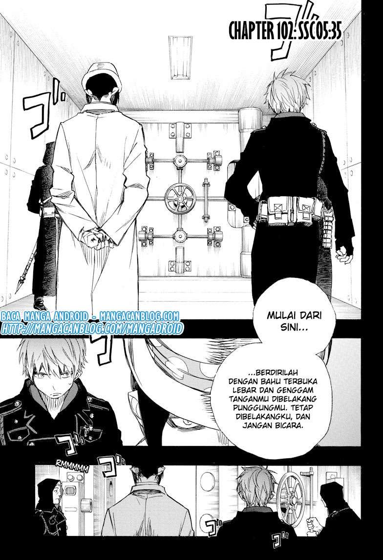 Ao no Exorcist — Chapter 102, halaman 1