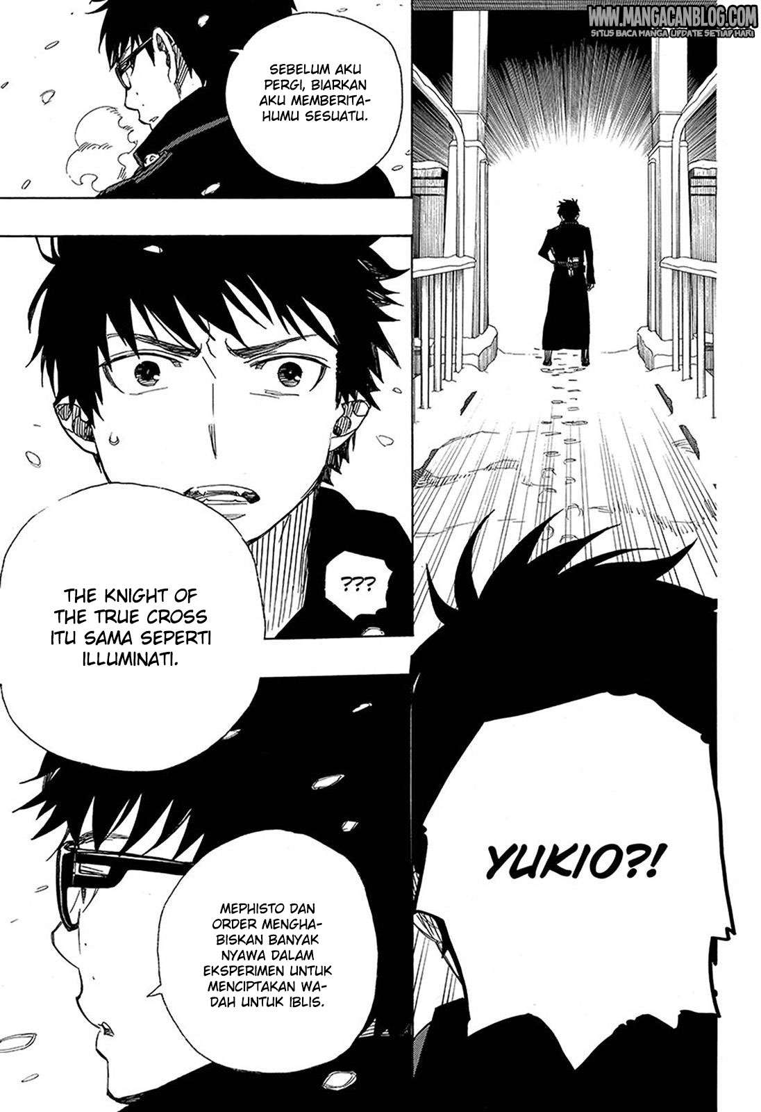 Ao no Exorcist — Chapter 96, halaman 17