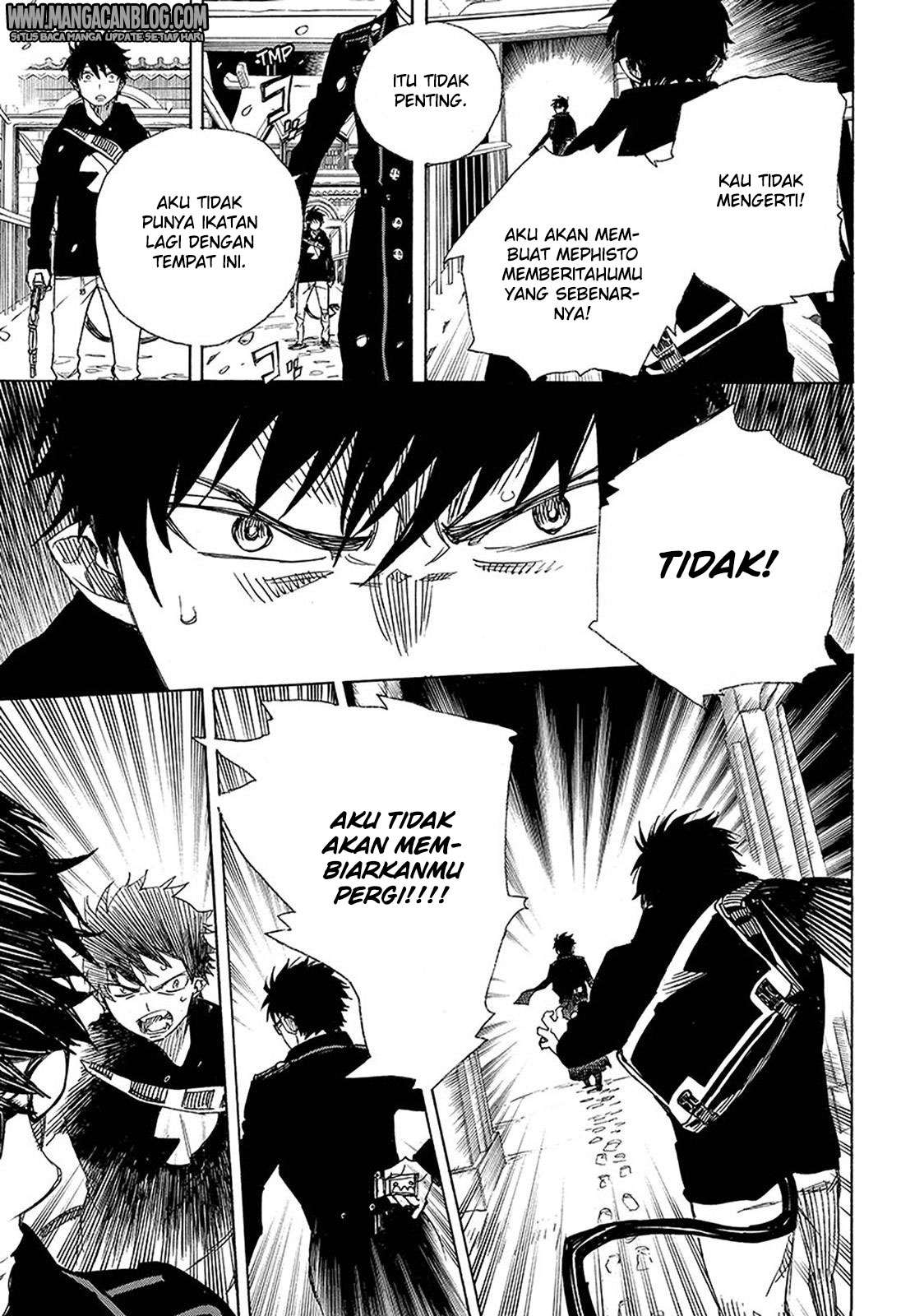 Ao no Exorcist — Chapter 96, halaman 23