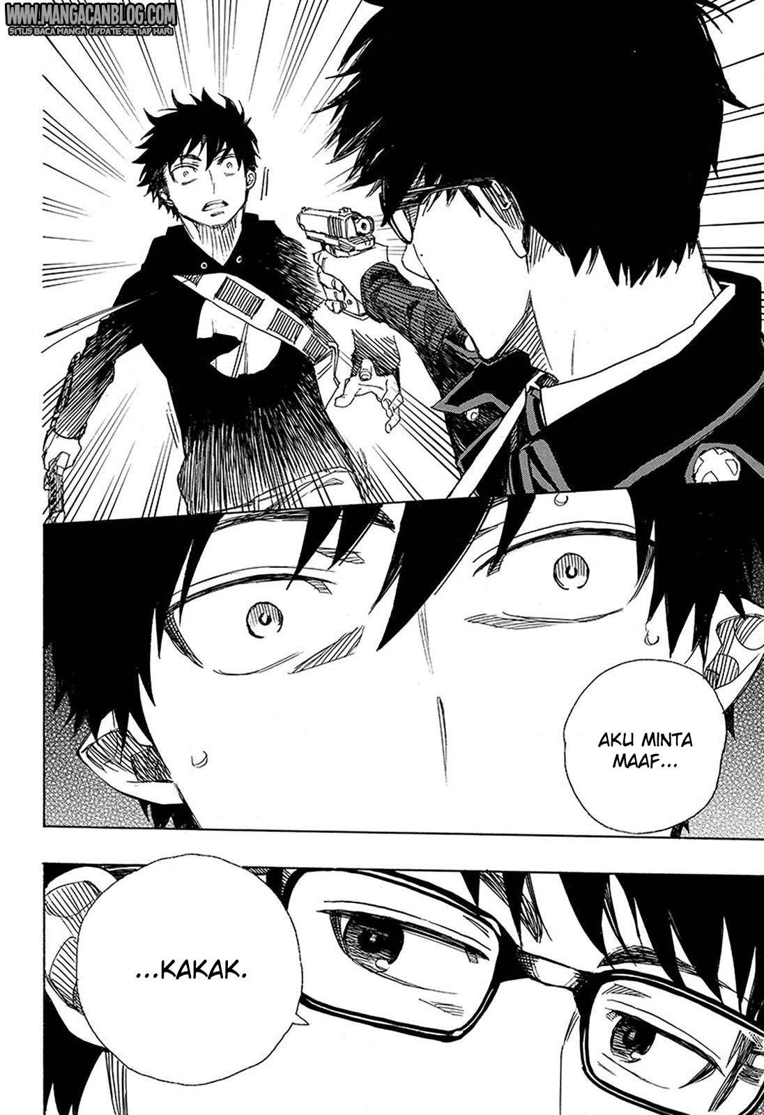Ao no Exorcist — Chapter 96, halaman 24