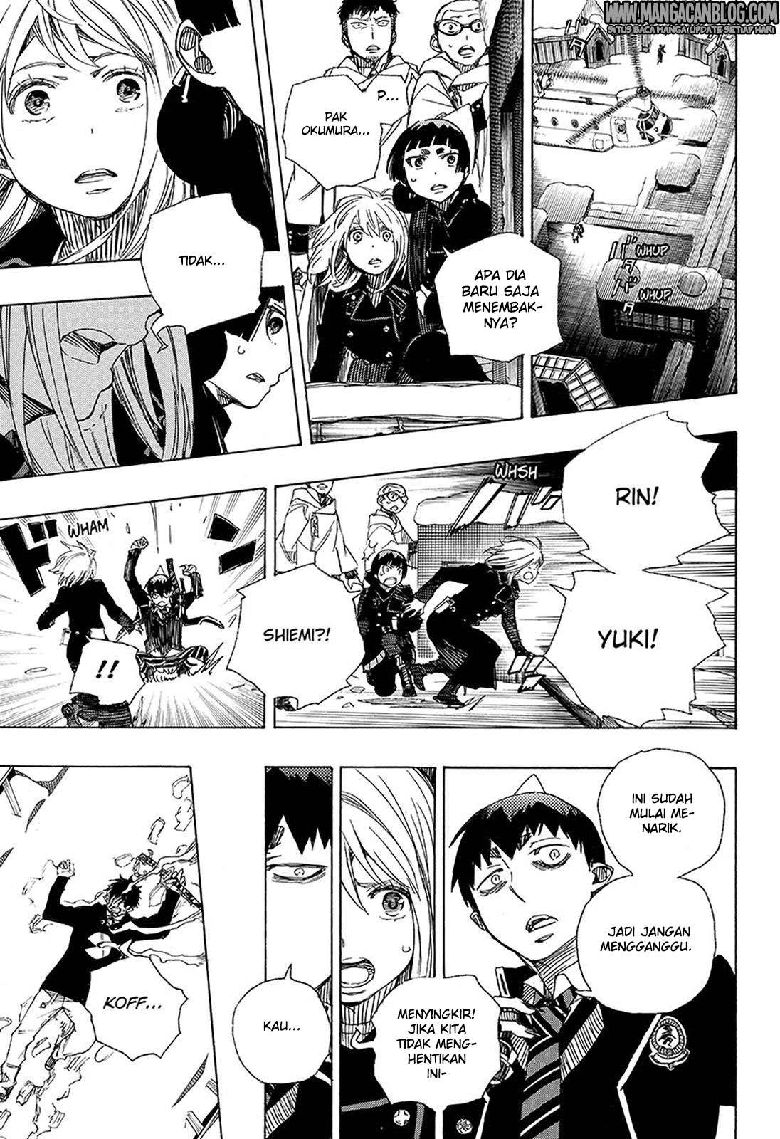 Ao no Exorcist — Chapter 96, halaman 28