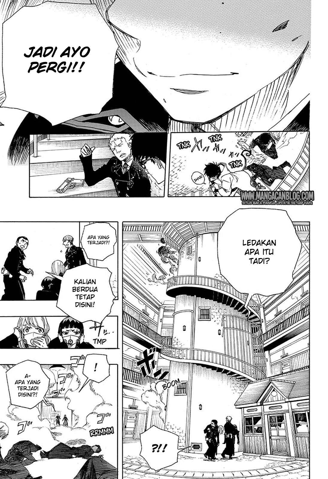 Ao no Exorcist — Chapter 96, halaman 3