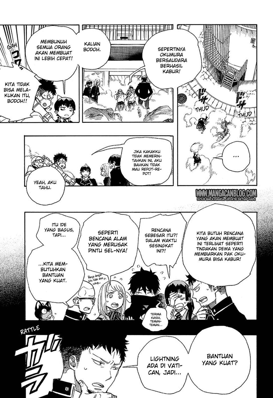Ao no Exorcist — Chapter 96, halaman 5
