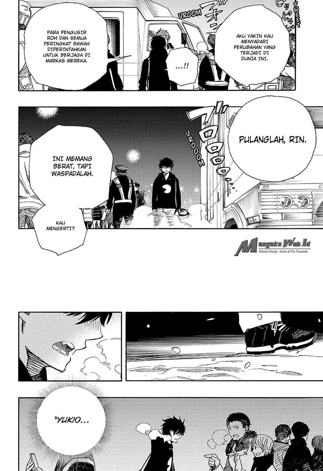 Ao no Exorcist — Chapter 95, halaman 22