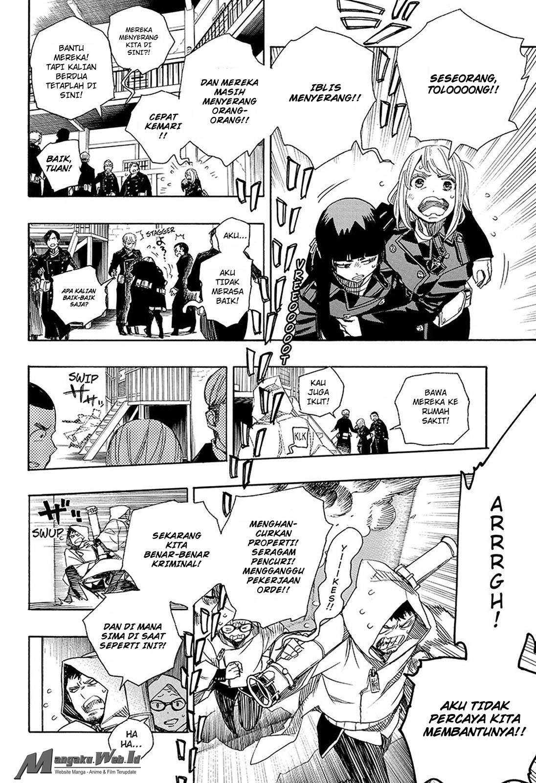 Ao no Exorcist — Chapter 95, halaman 32