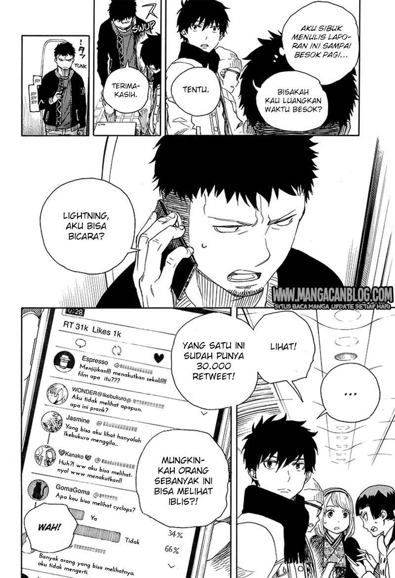 Ao no Exorcist — Chapter 92, halaman 6