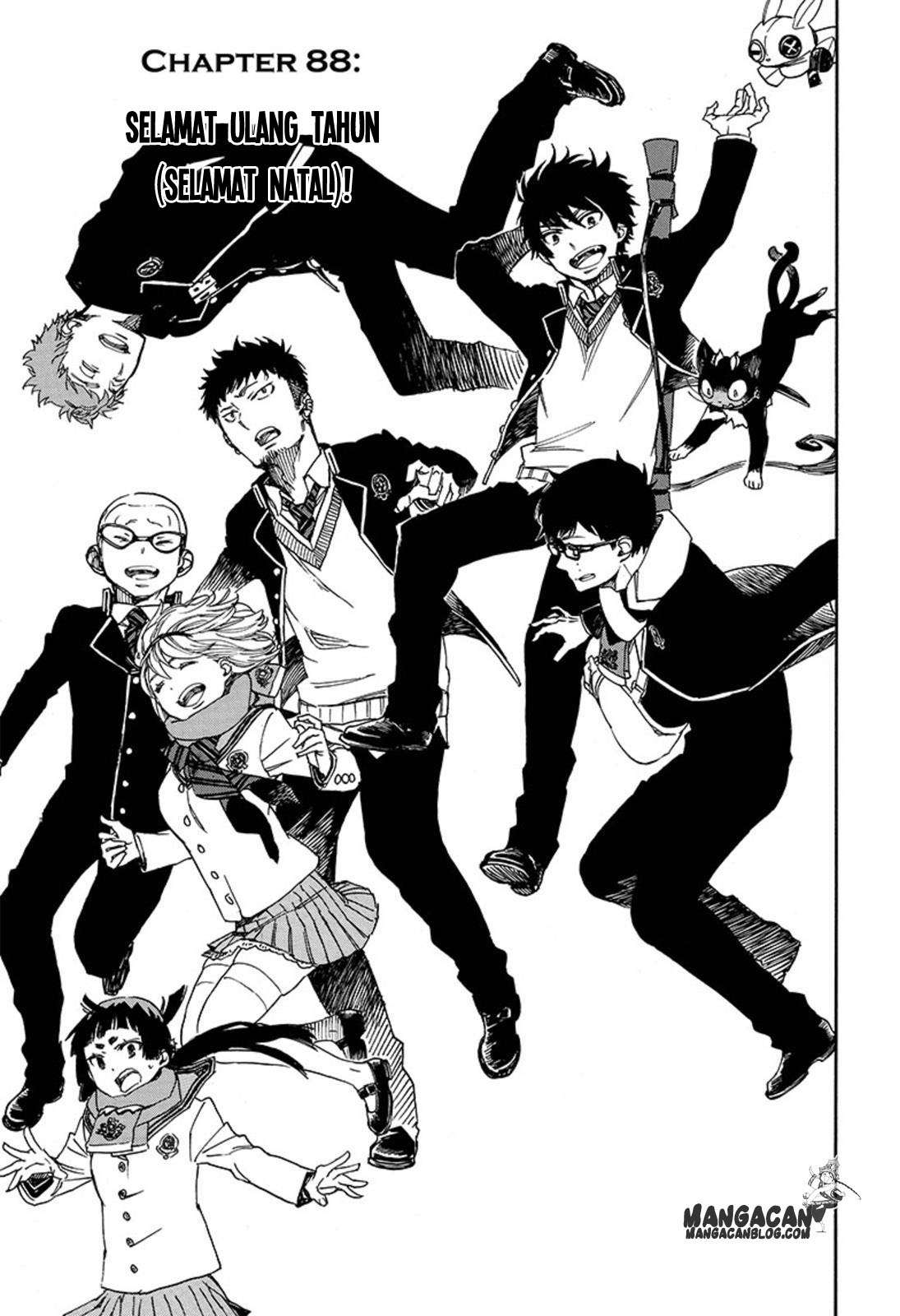 Ao no Exorcist — Chapter 88, halaman 1