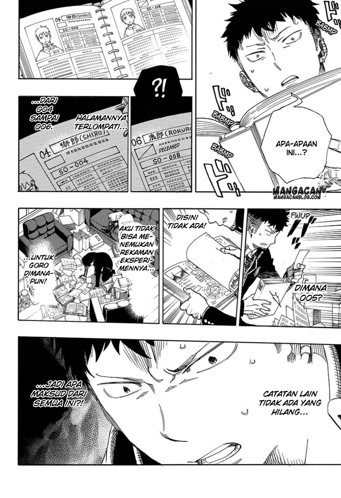 Ao no Exorcist — Chapter 88, halaman 22