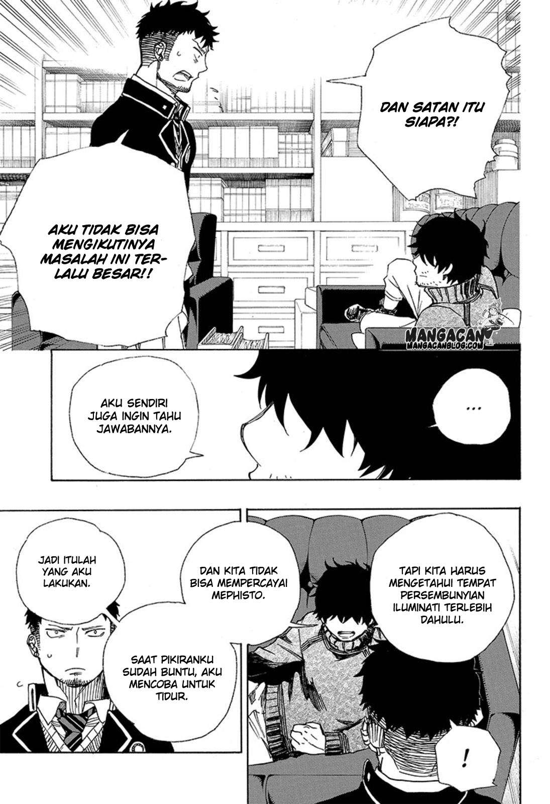 Ao no Exorcist — Chapter 88, halaman 25