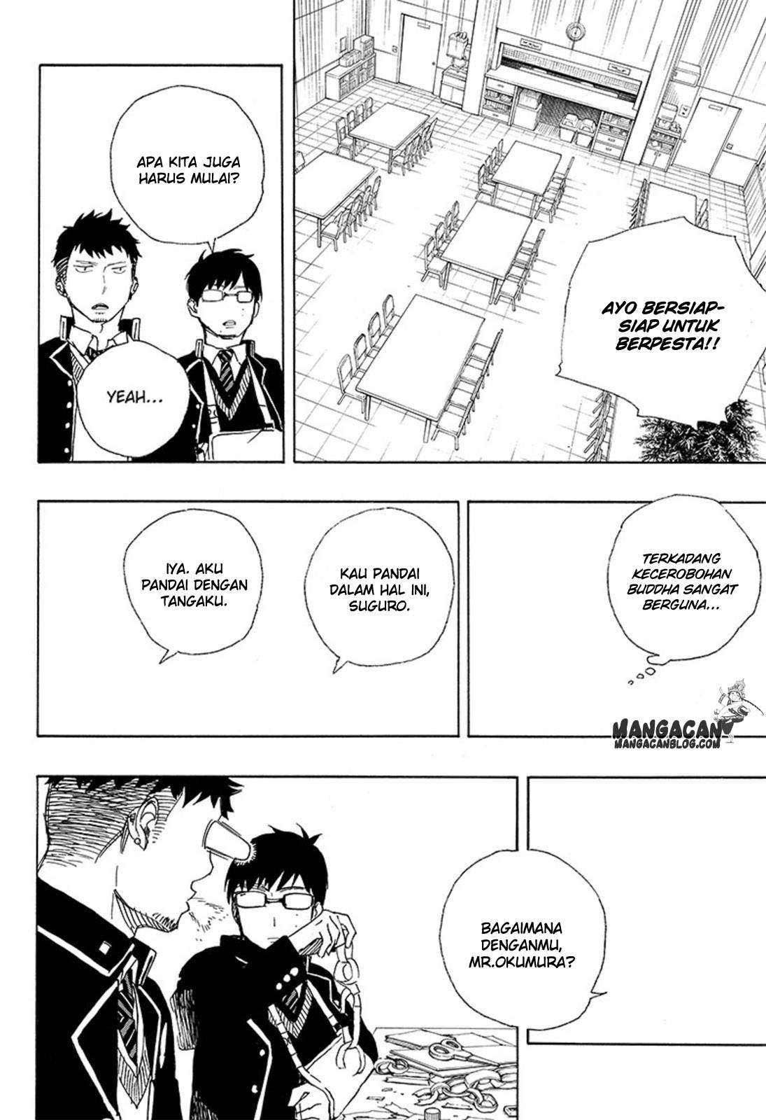 Ao no Exorcist — Chapter 88, halaman 30