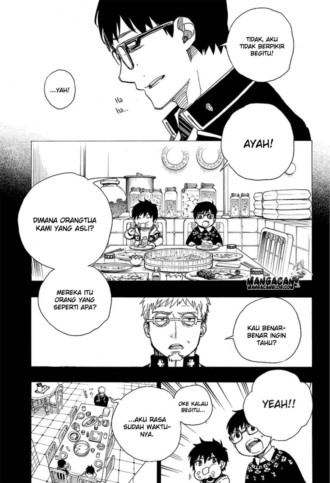 Ao no Exorcist — Chapter 88, halaman 33