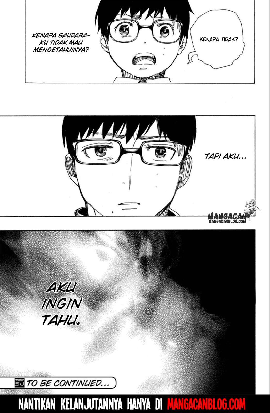 Ao no Exorcist — Chapter 88, halaman 35