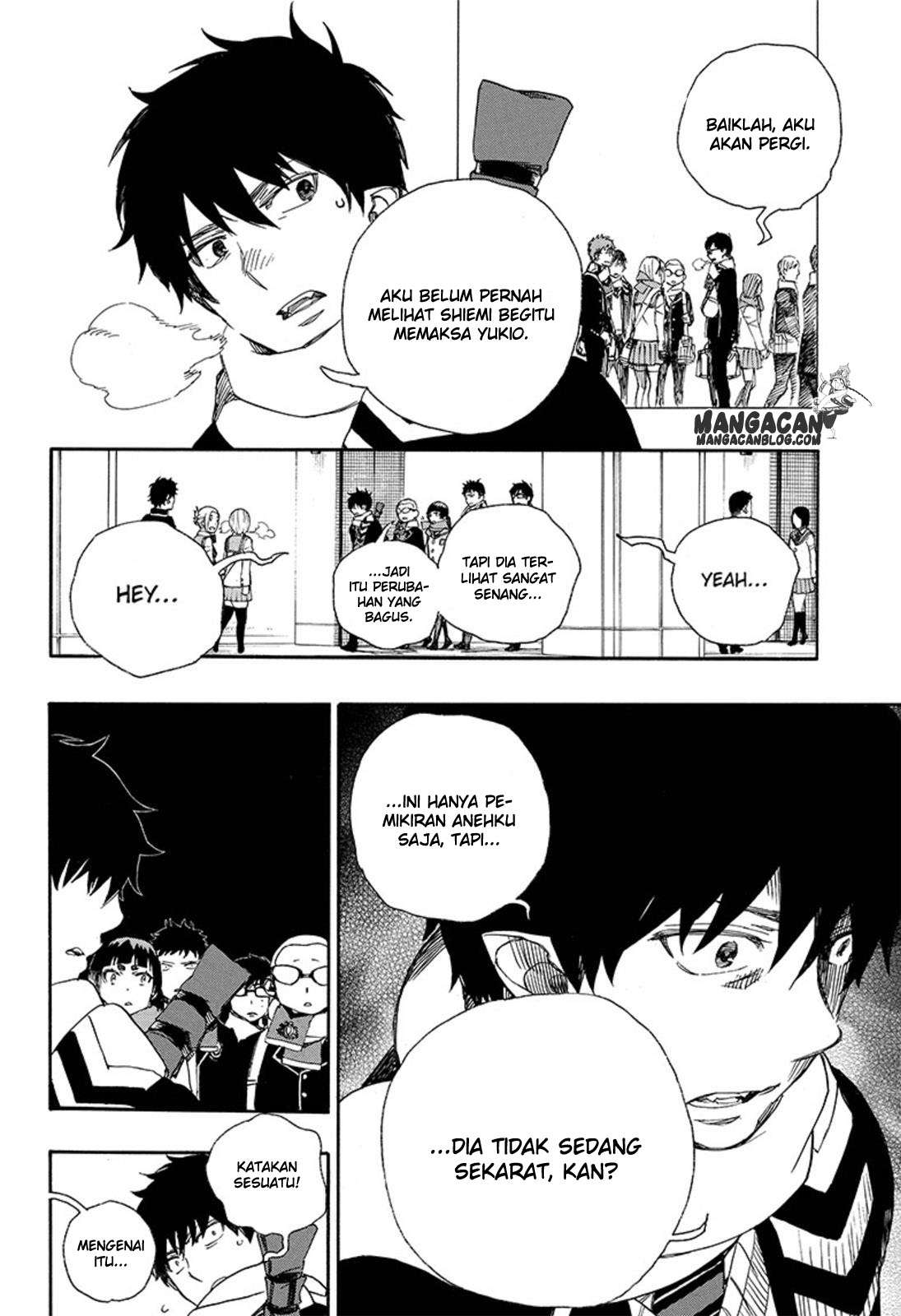 Ao no Exorcist — Chapter 88, halaman 4