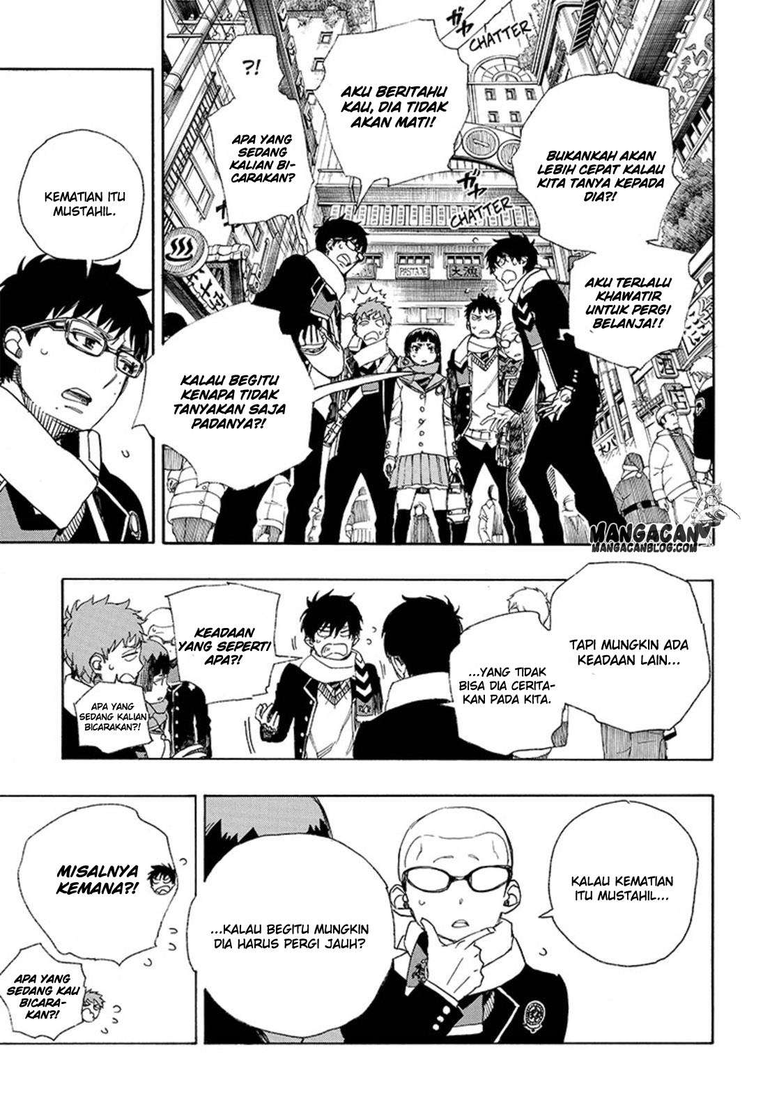 Ao no Exorcist — Chapter 88, halaman 9