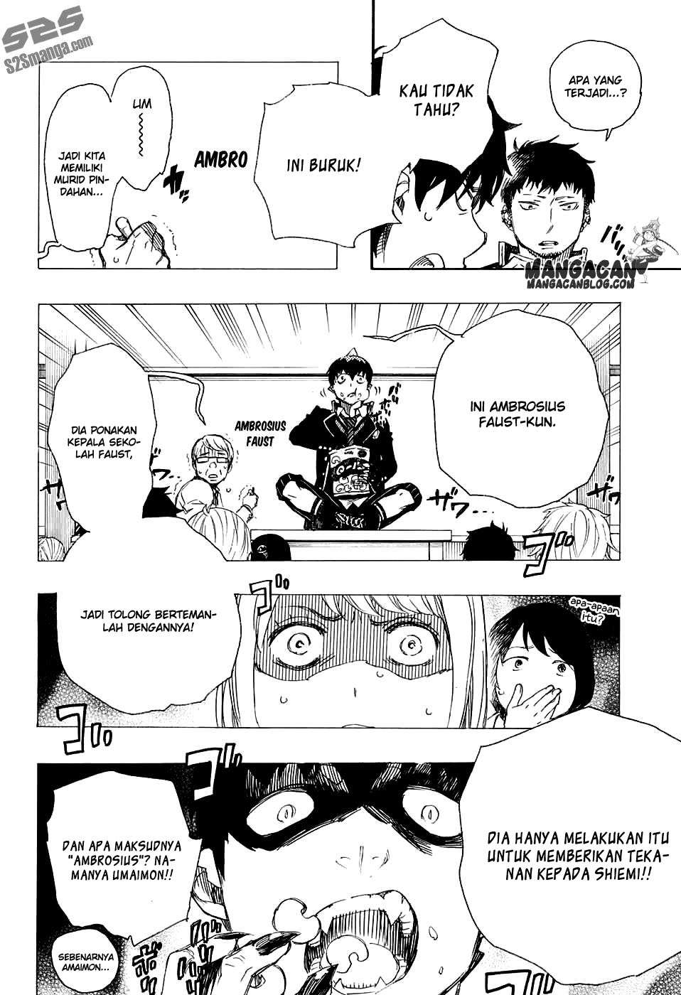 Ao no Exorcist — Chapter 84, halaman 4