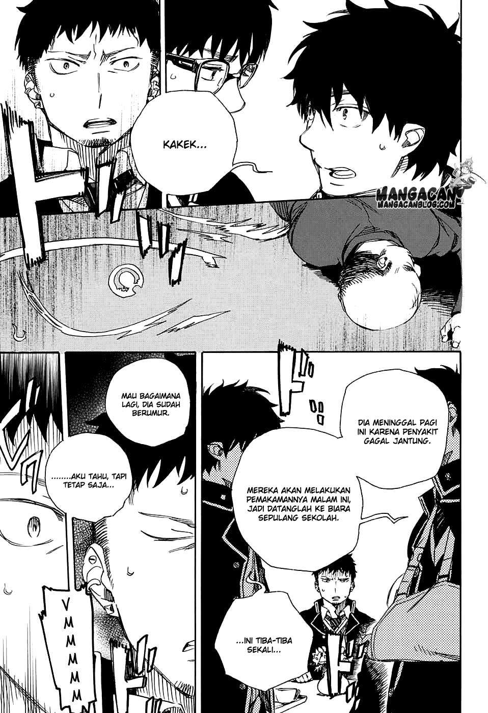 Ao no Exorcist — Chapter 84, halaman 9