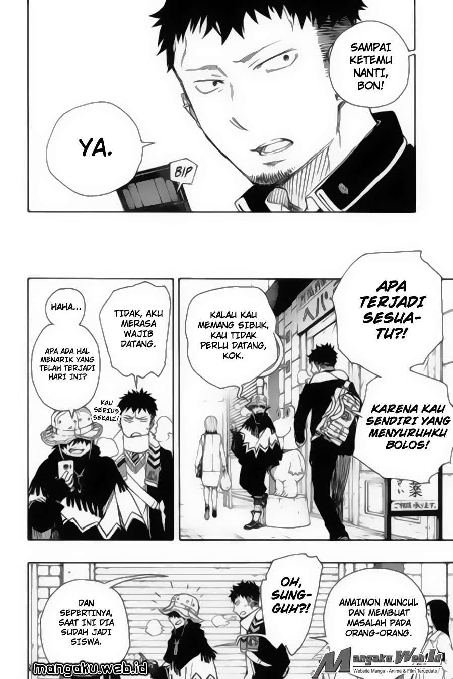 Ao no Exorcist — Chapter 83, halaman 17