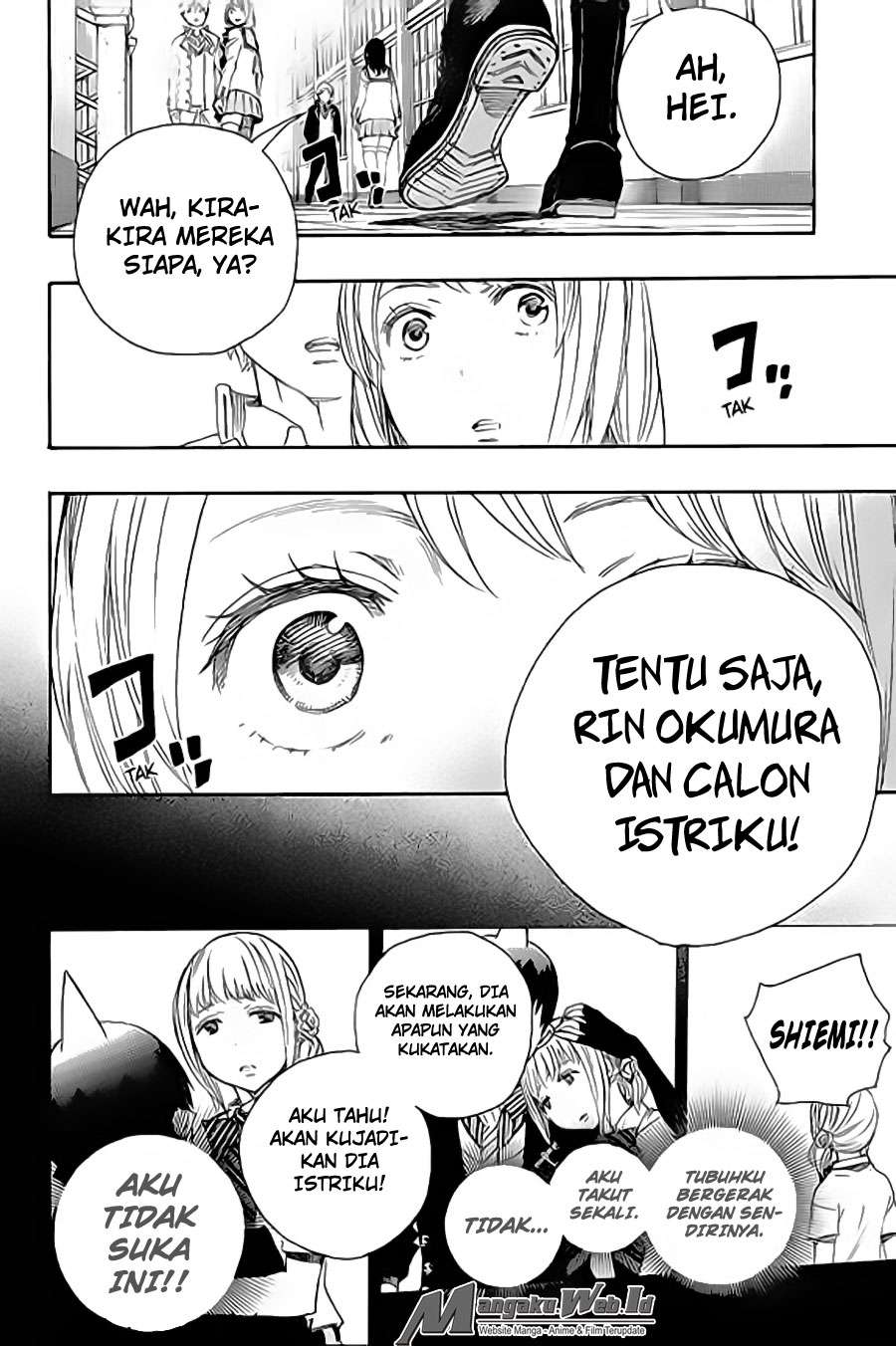 Ao no Exorcist — Chapter 83, halaman 3