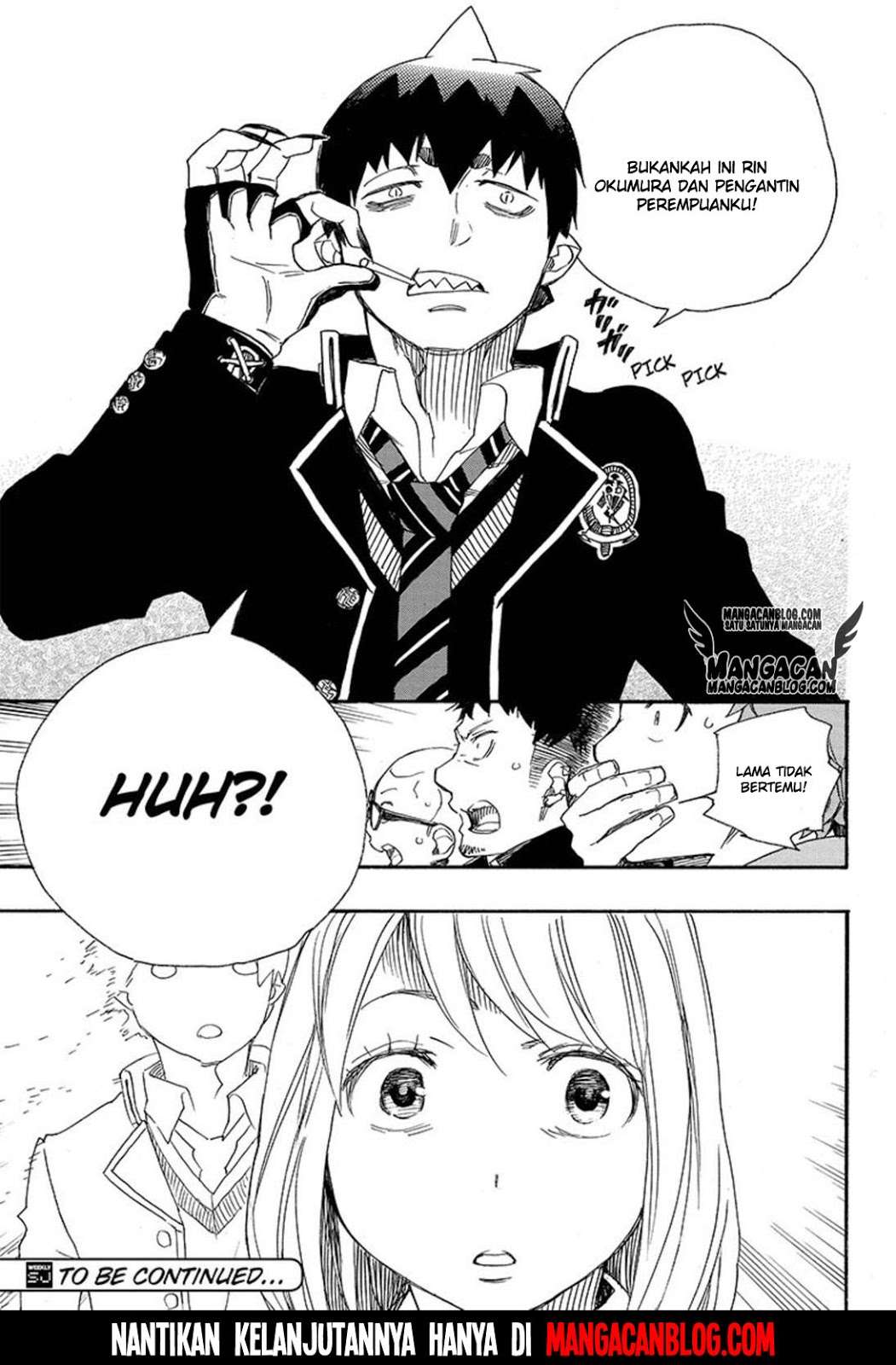 Ao no Exorcist — Chapter 82, halaman 35