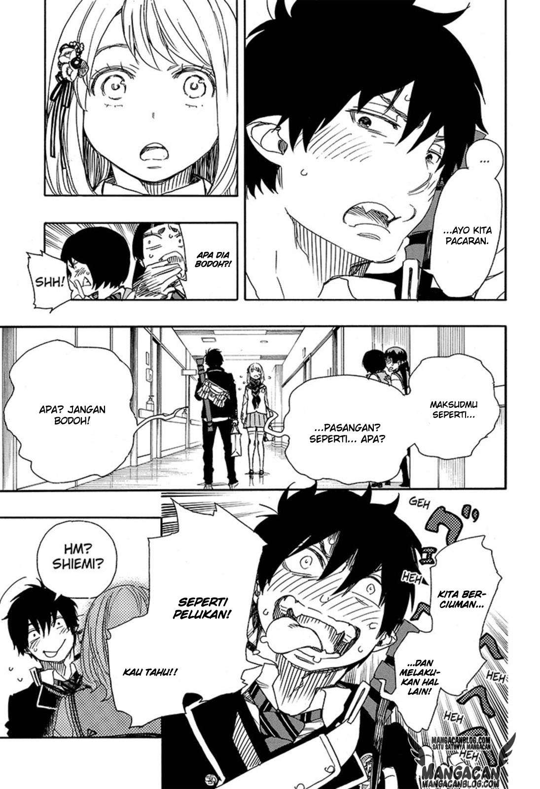 Ao no Exorcist — Chapter 82, halaman 9