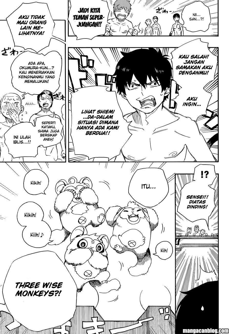 Ao no Exorcist — Chapter 68, halaman 27