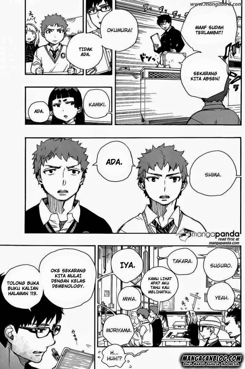 Ao no Exorcist — Chapter 65, halaman 21