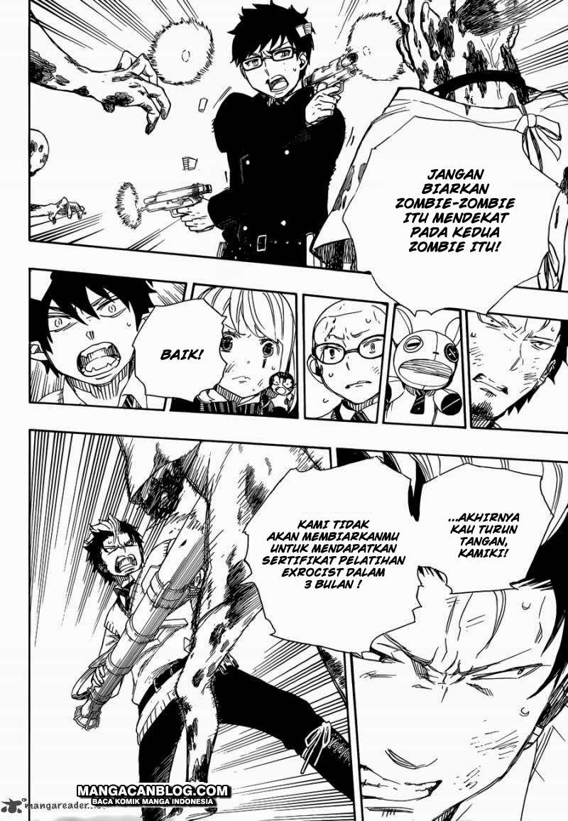Ao no Exorcist — Chapter 61, halaman 22