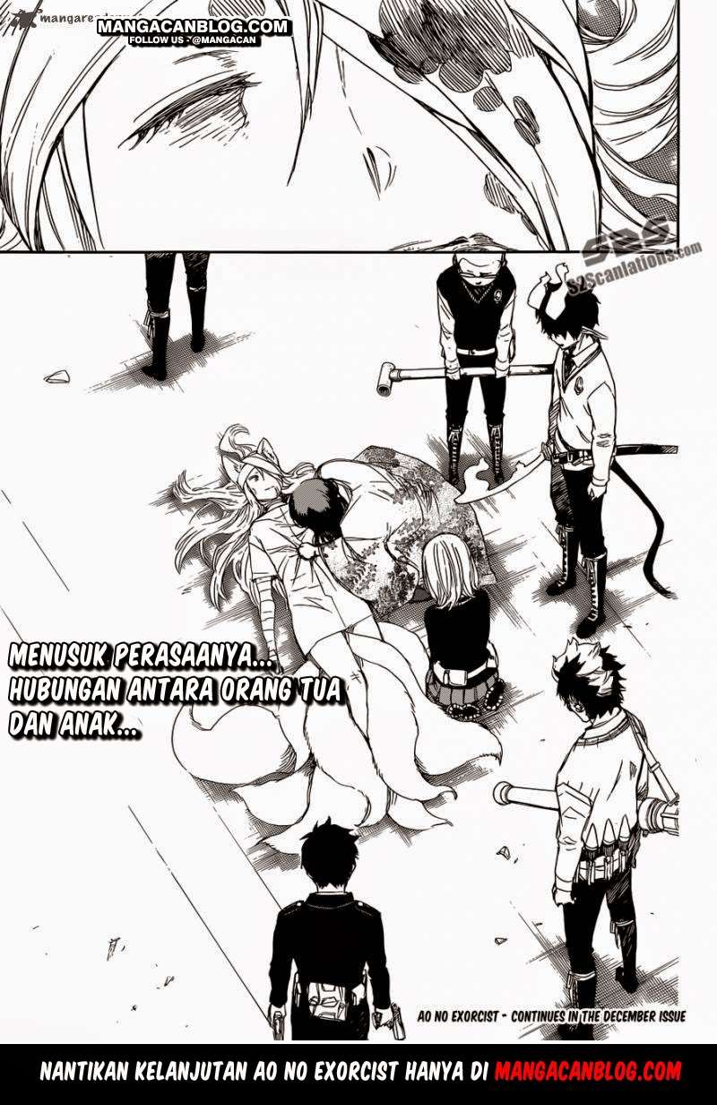 Ao no Exorcist — Chapter 61, halaman 34