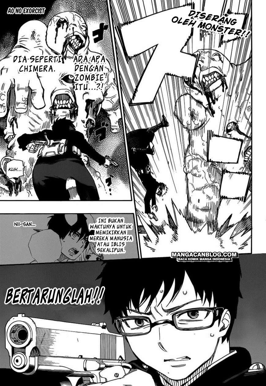 Ao no Exorcist — Chapter 57, halaman 3