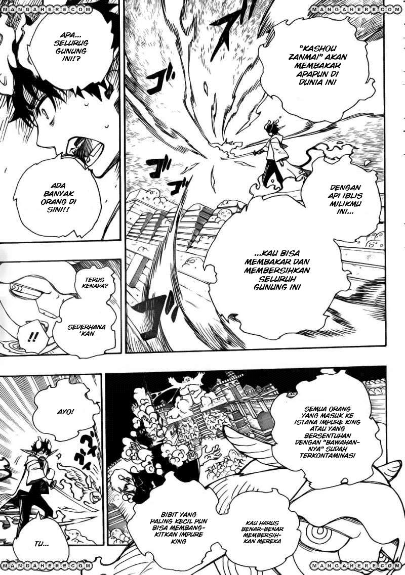 Ao no Exorcist — Chapter 33, halaman 22