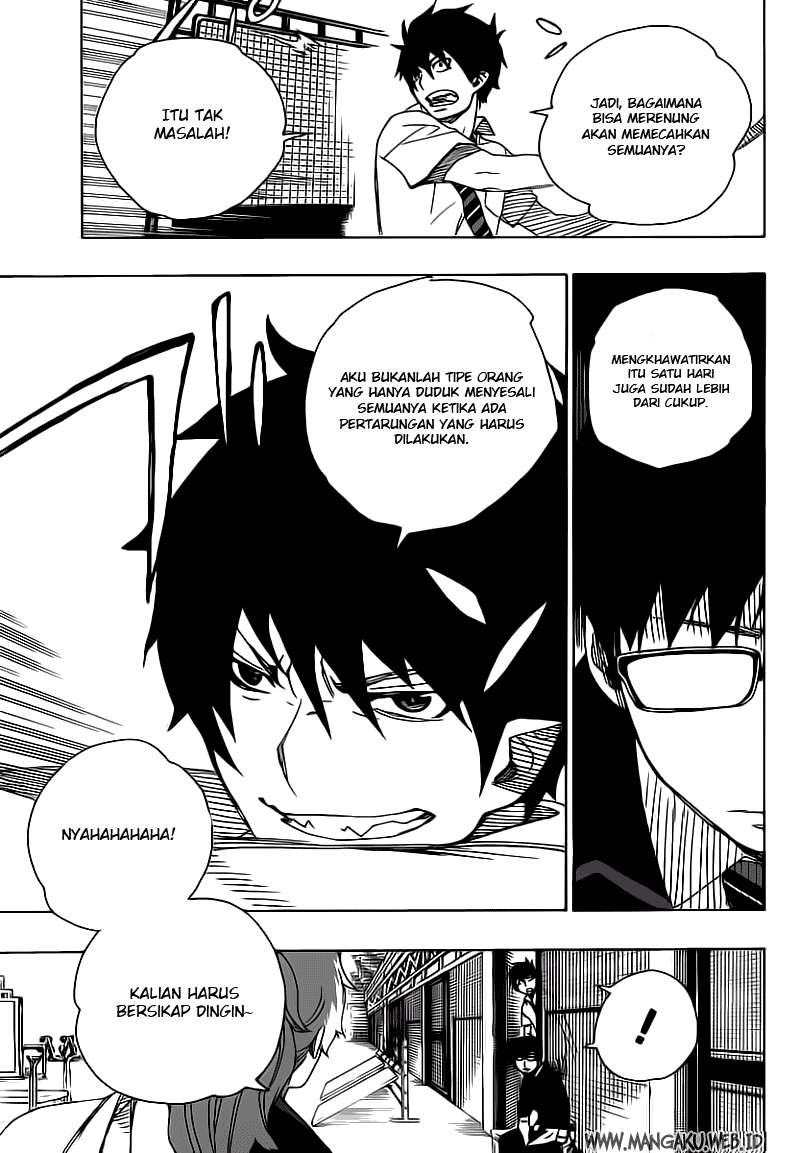 Ao no Exorcist — Chapter 15, halaman 17