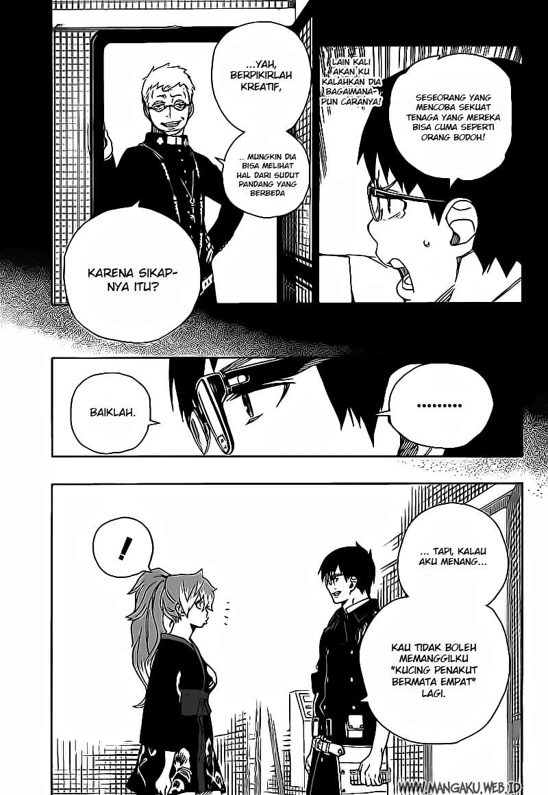 Ao no Exorcist — Chapter 15, halaman 27