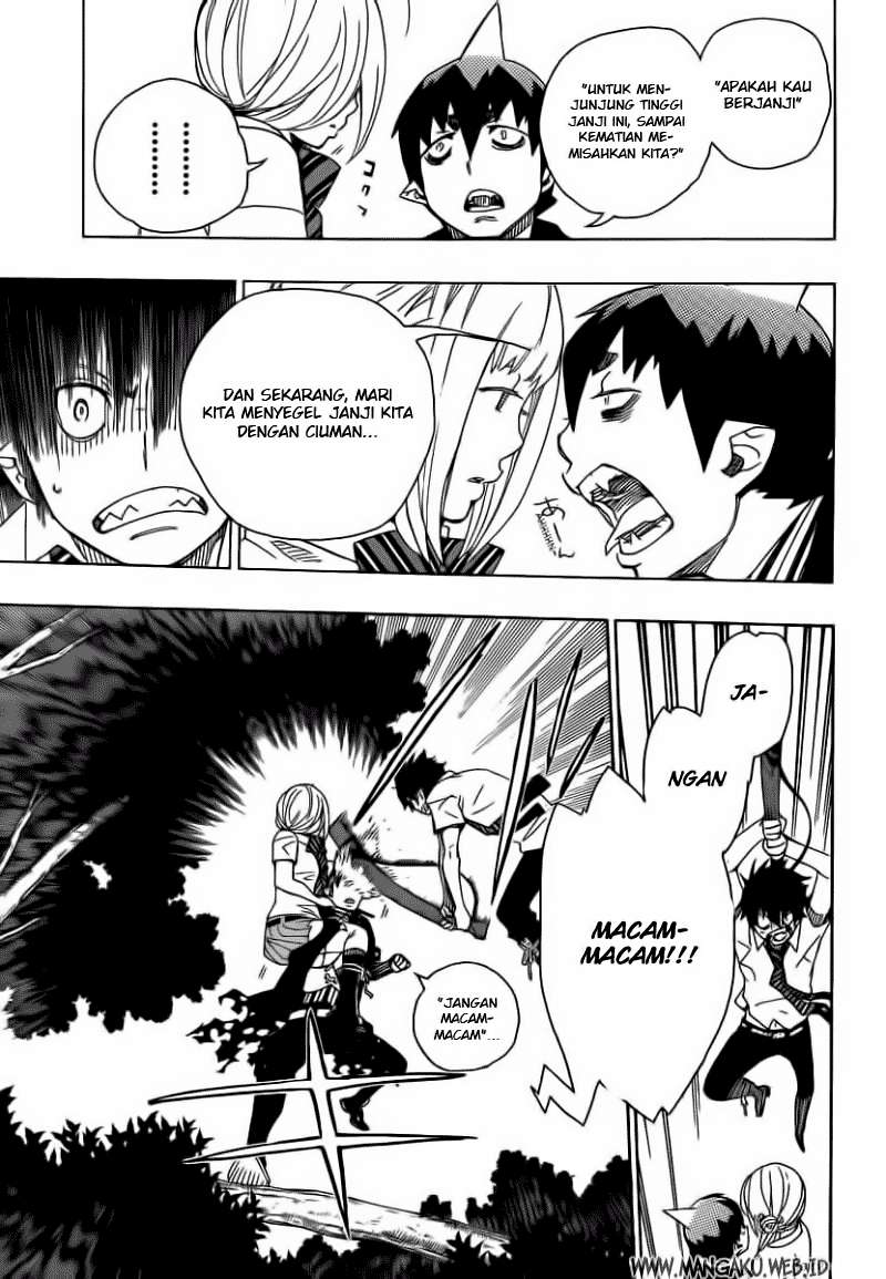 Ao no Exorcist — Chapter 13, halaman 19