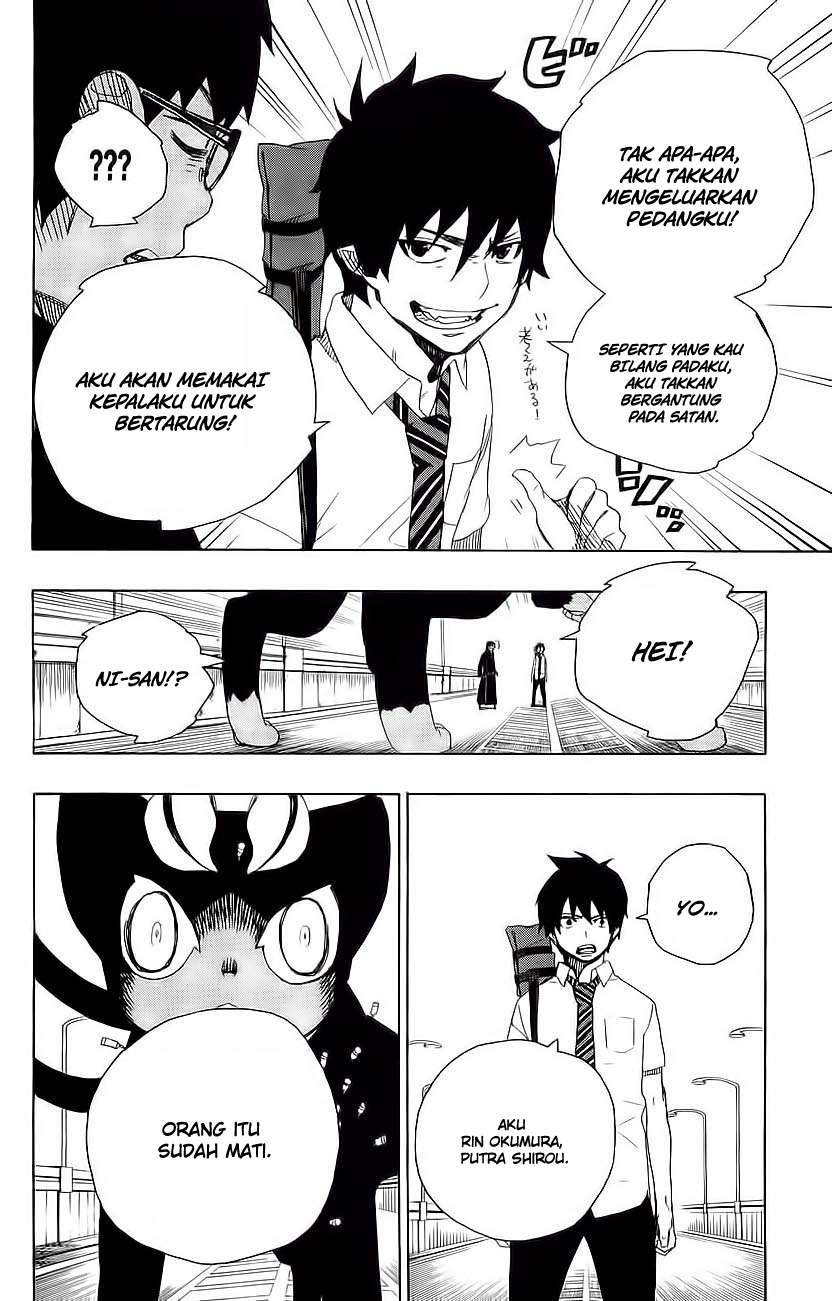 Ao no Exorcist — Chapter 7, halaman 35