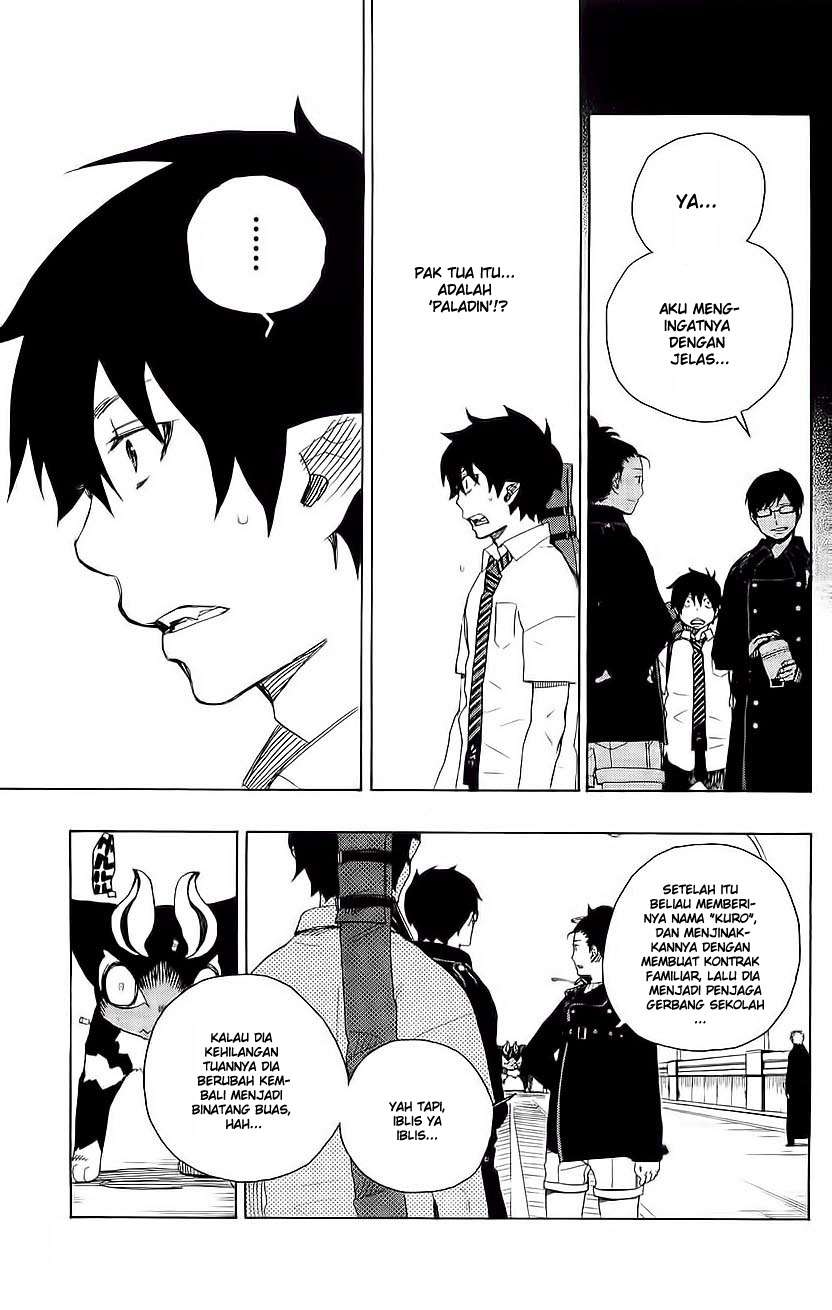 Ao no Exorcist — Chapter 7, halaman 37