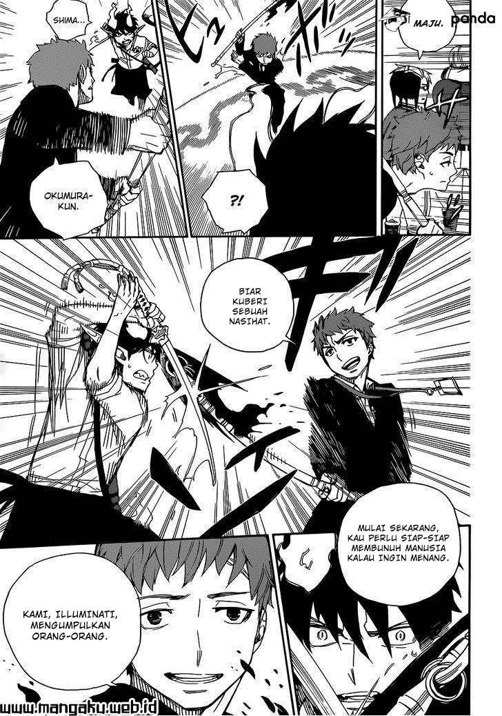 Ao no Exorcist — Chapter 49.2, halaman 9